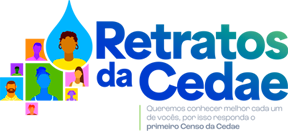 Logo Retratos da Cedae